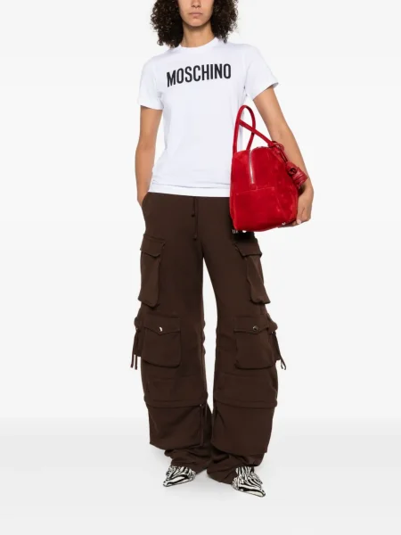 Тениска Moschino с принт бяло