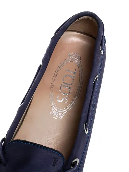 Кожени лоуфъри Tod's виолетово