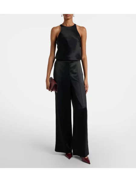 Pantaloni Joseph din satin negru