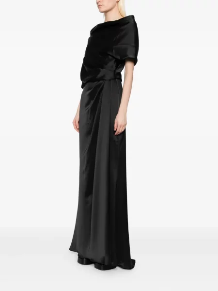 Rochie Amsale din satin negru