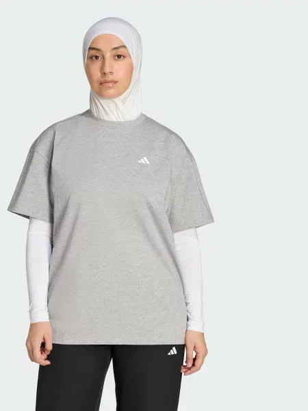 Спортивна футболка adidas Adidas Essentials комбінований верх сірий