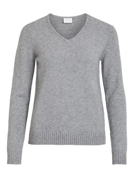 VILA Pulover VIRil amestecat gri