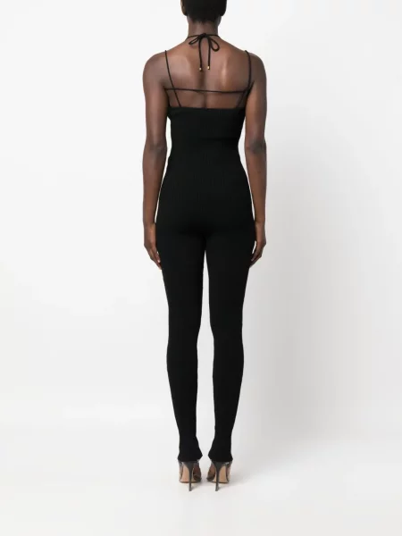 Πλεκτή ολόσωμη φόρμα Blumarine μαύρο