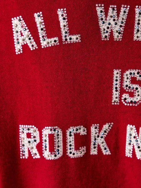 Zadig&Voltaire női kasmír póló IDAZ piros