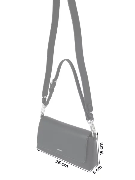 Crossbody kabelka Calvin Klein čierna