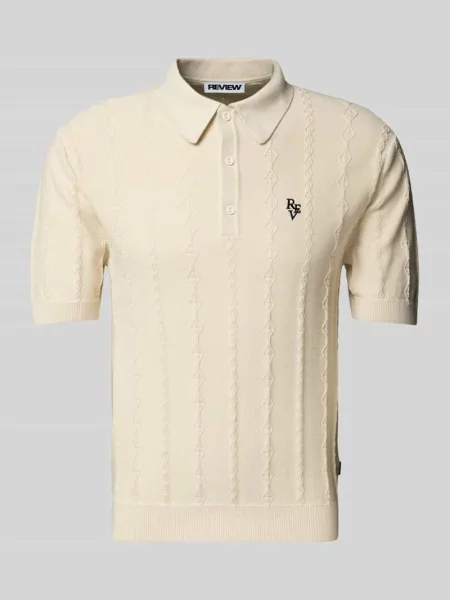 Koszulka polo o kroju regular fit z wyhaftowanym logo Review