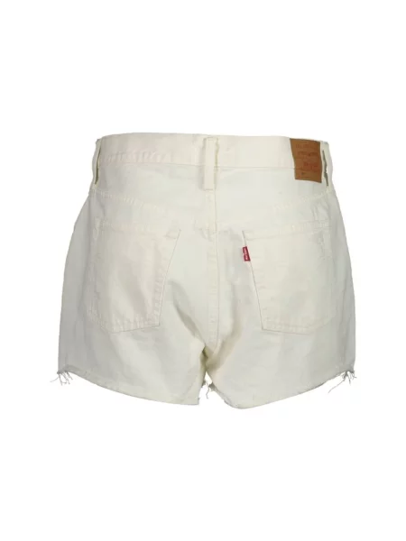 Krótkie szorty jeansowe Levi's białe