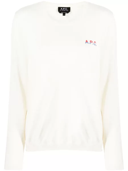 Pulover A.p.c. cu broderie