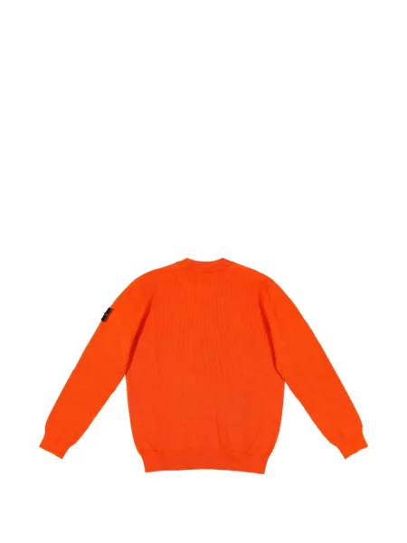Плетен пуловер Stone Island камъни оранжево