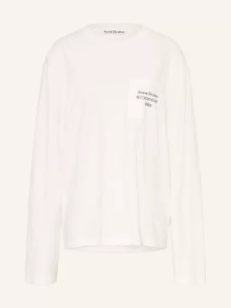 Acne Studios Koszulka Z Długim Rękawem weiss