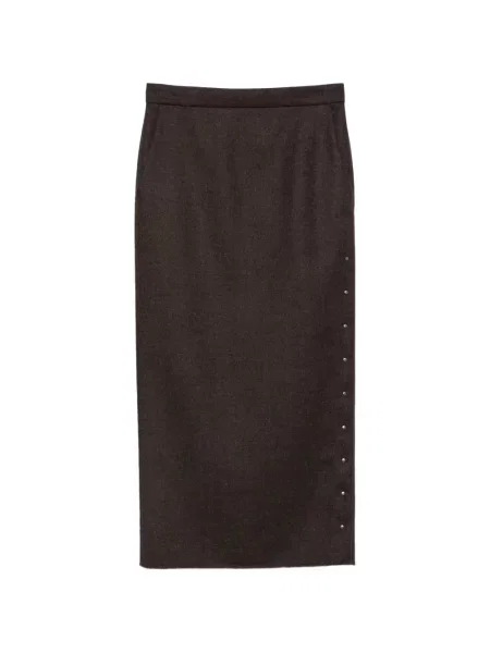 Fustă midi Max Mara maro