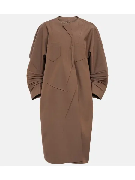 Płaszcz Prada asymetryczny brązowy