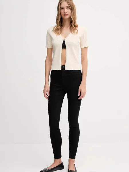 Dkny kardigan lekki beżowy