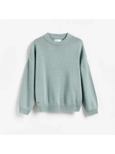 Reserved svetr oversized světle tyrkysová