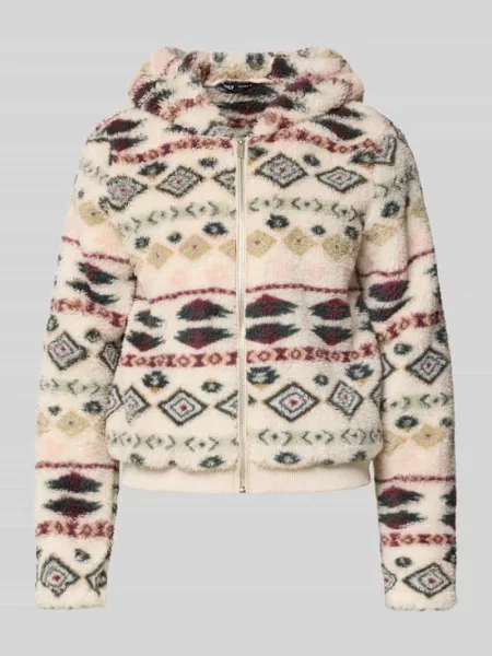 Bluza rozpinana o kroju regular fit z kapturem model ‘ANNA’ Only