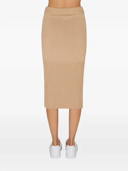 Fustă midi Armani Exchange până la genunchi