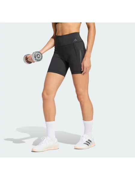 Krótkie legginsy Optime Workout czarne