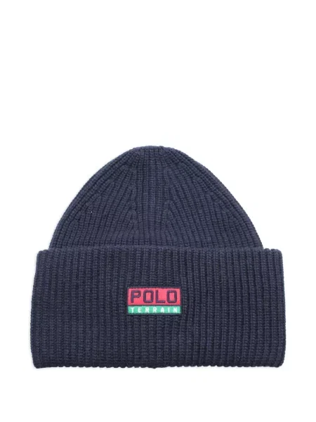 Kötött sapka Polo Ralph Lauren kék