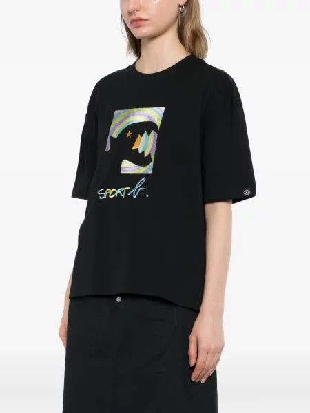 Marškinėliai Sport B. By Agnès B. juoda