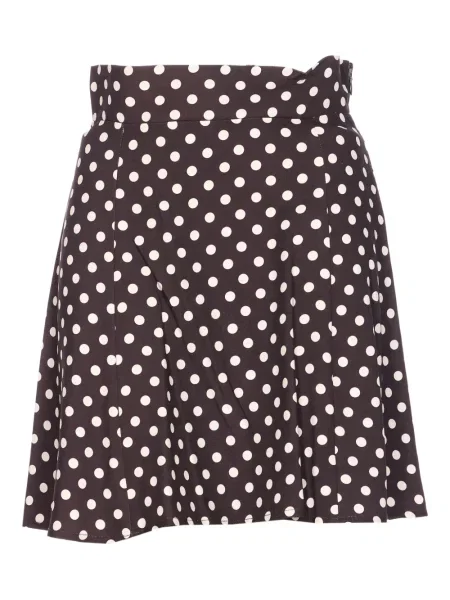 Spódnica Mar De Margaritas w grochy czarna