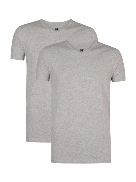Petrol Industries Tricou deschis gri