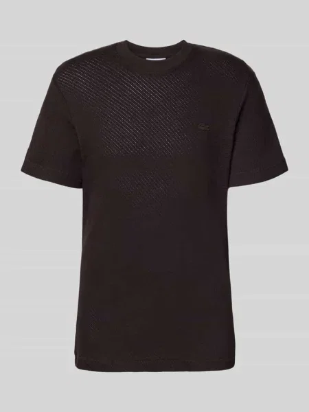 T-shirt o kroju regular fit z czystej bawełny Lacoste