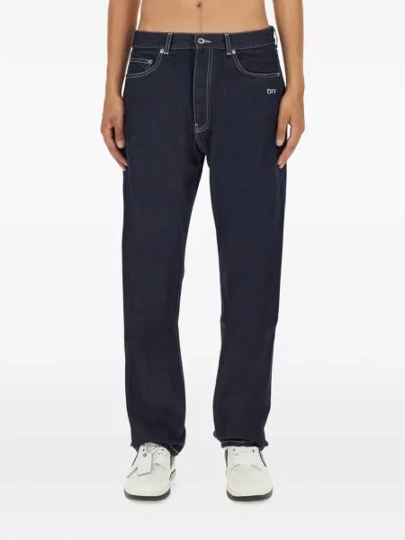 Blugi Off-white alb