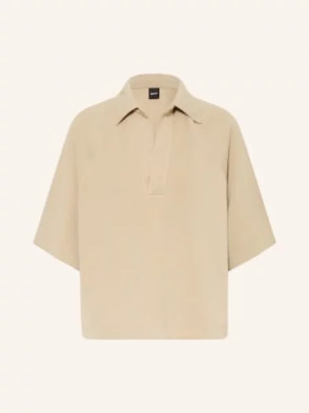 Boss Polo Tričko Z Džerzeje béžová