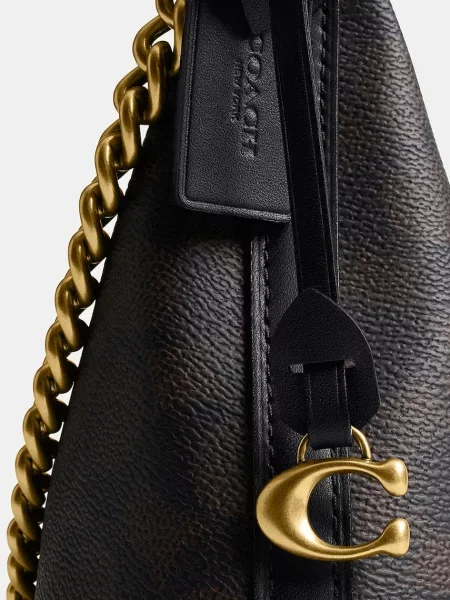 Кожаная сумка Coach