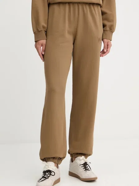 Спортивні штани Pinko однотонні коричневий