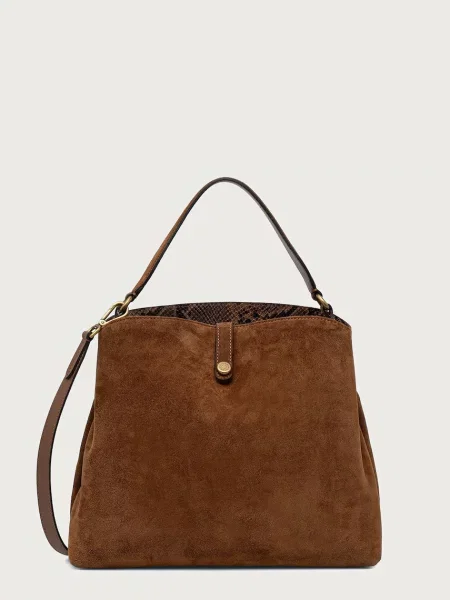 Gianni Chiarini crossbody kabelka kožená FIONA hnědá