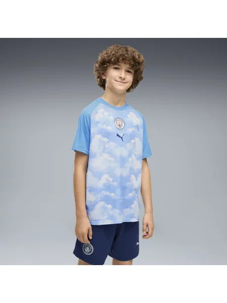 PUMA Młodzieżowa koszulka rozgrzewkowa Manchester City Akcesoria niebieski