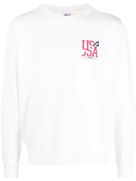 Суитчър Autry с принт бяло