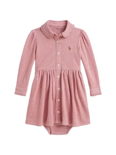 Sukienka dziecięca Polo Ralph Lauren różowa