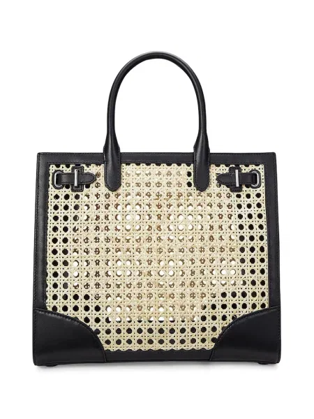 Geantă LAUREN RALPH LAUREN Devyn Bej negru