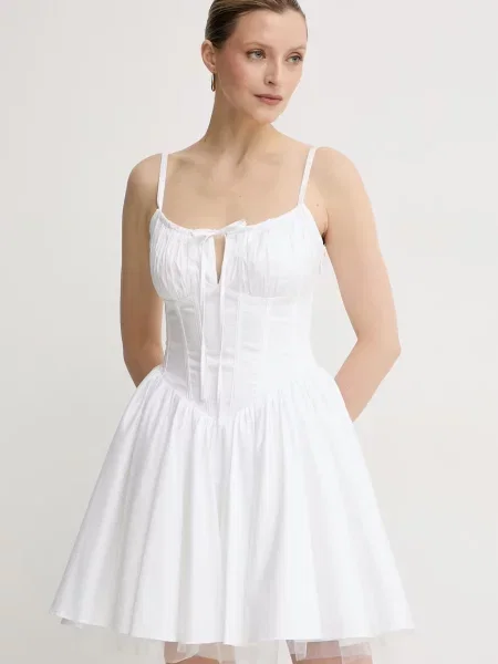 Guess rochie evazată MARILYN MONROE alb
