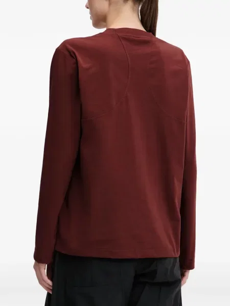 Дълго тениска Adidas By Stella Mccartney с принт червено