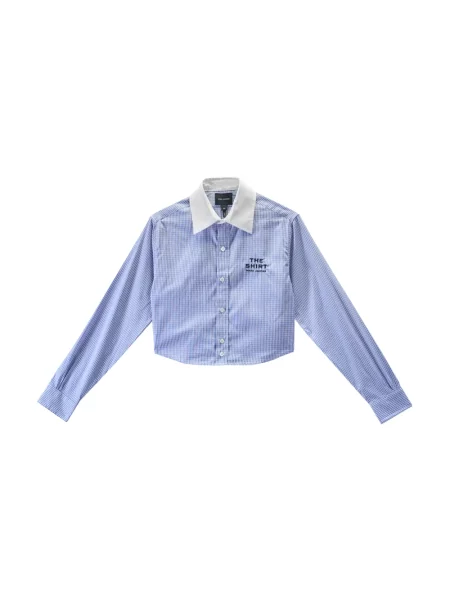 Koszula Marc Jacobs o krotszym kroju niebieska