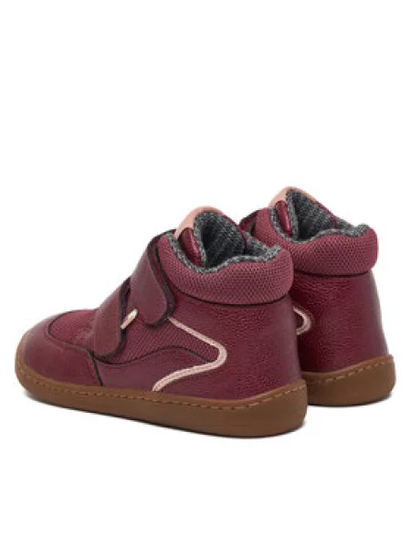 Sneakersy Tommy Hilfiger Mid Cut Velcro Sneaker M Bordó