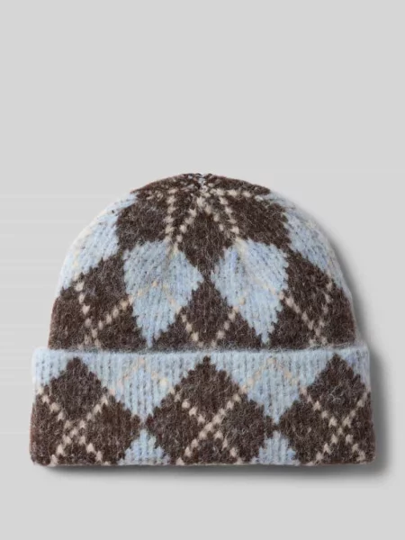 Czapka z dodatkiem wełny Jake*s Casual błękitna