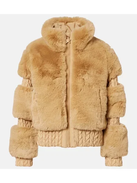 Kurtka Goldbergh pleciona beżowa