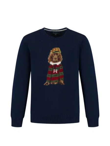 Sweter dziecięcy Hackett niebieski