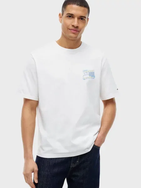 Футболка Tommy Jeans біла