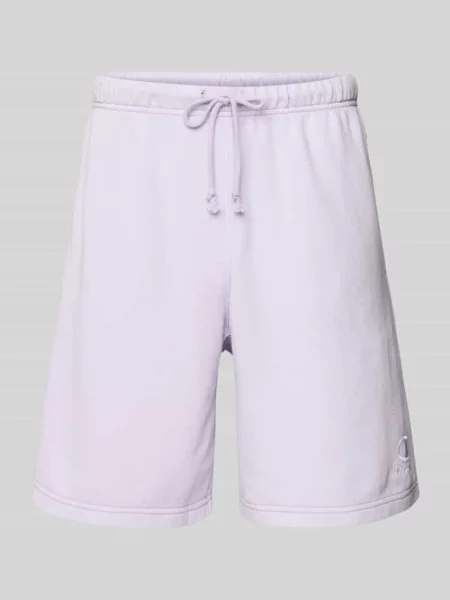 Bermudy o kroju regular fit z wyhaftowanym logo Champion