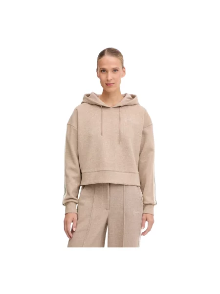 Bluza z kapturem Guess z kapturem beżowa