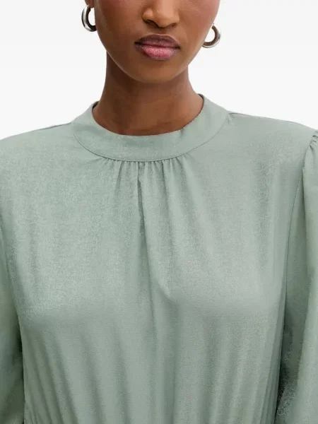 Rochie maxi Silvian Heach lungă de costum verde