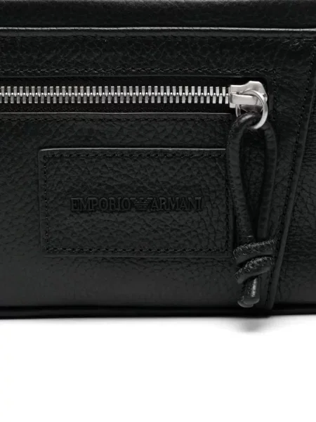 Geantă Emporio Armani din piele negru