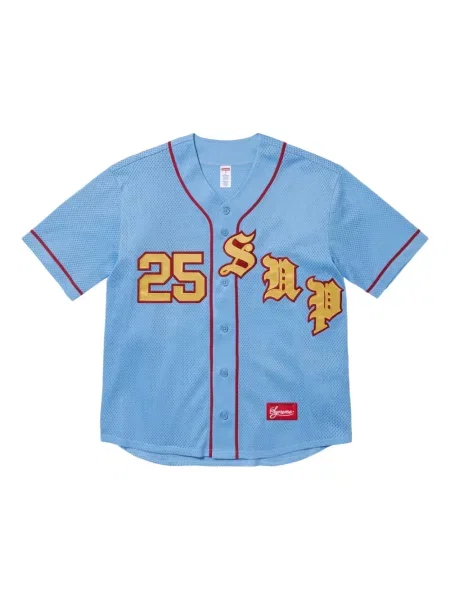 Košile Supreme jersey modrá