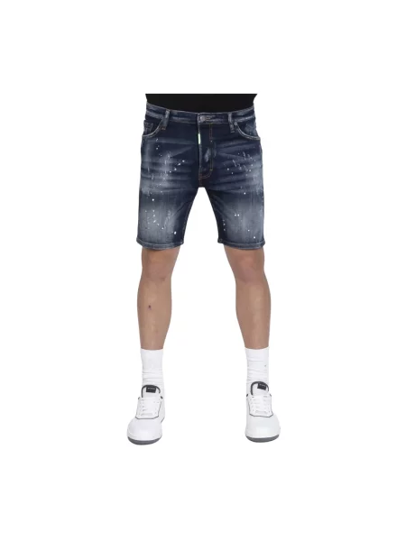 Skinny szorty My Brand niebieskie