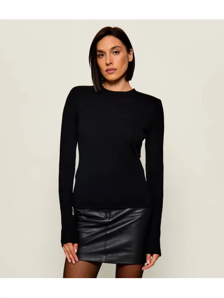 Pinko De lână pulover Lubecca negru